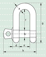 Green Pin Shackle G-4151